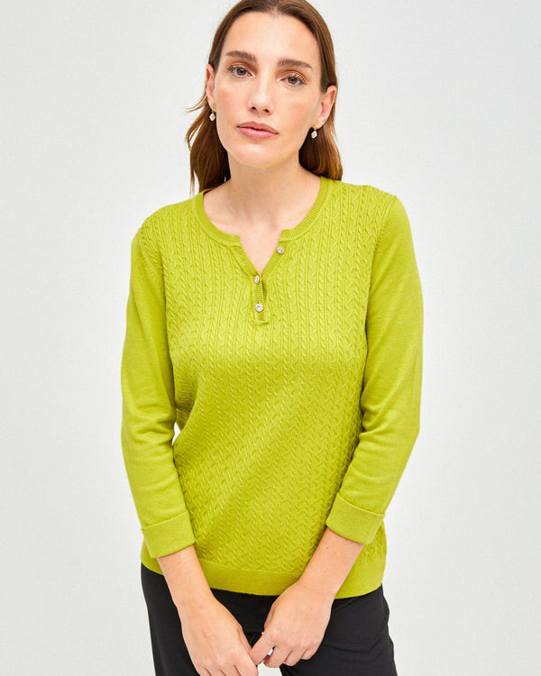 Sweater Tejido Unicolor